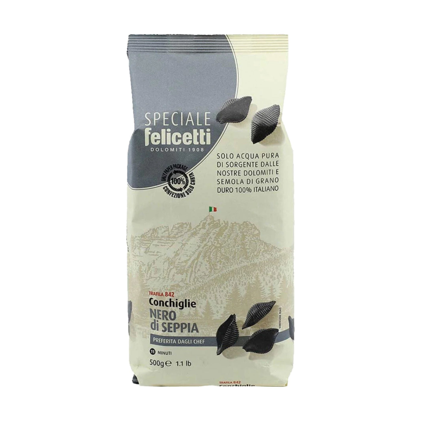 Squid Ink Conchiglie