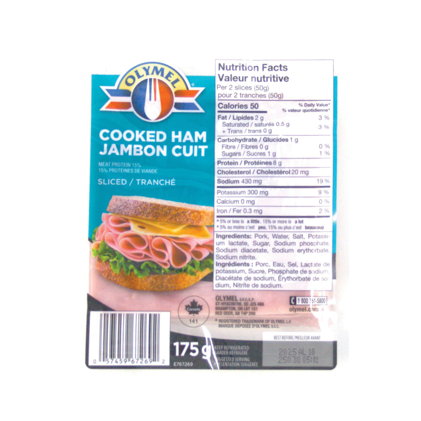 Sliced Cooked Ham