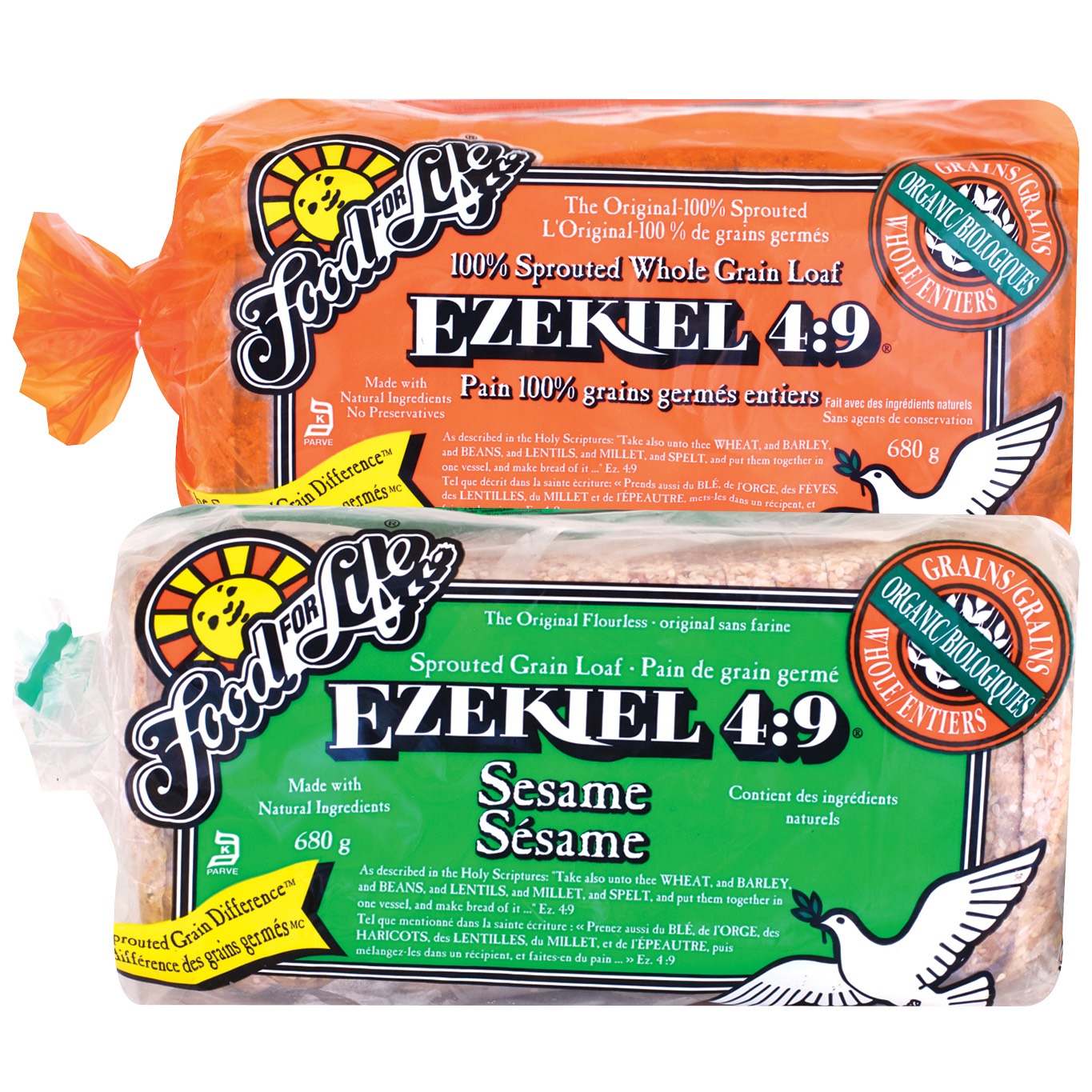 Flourless Organic Bread