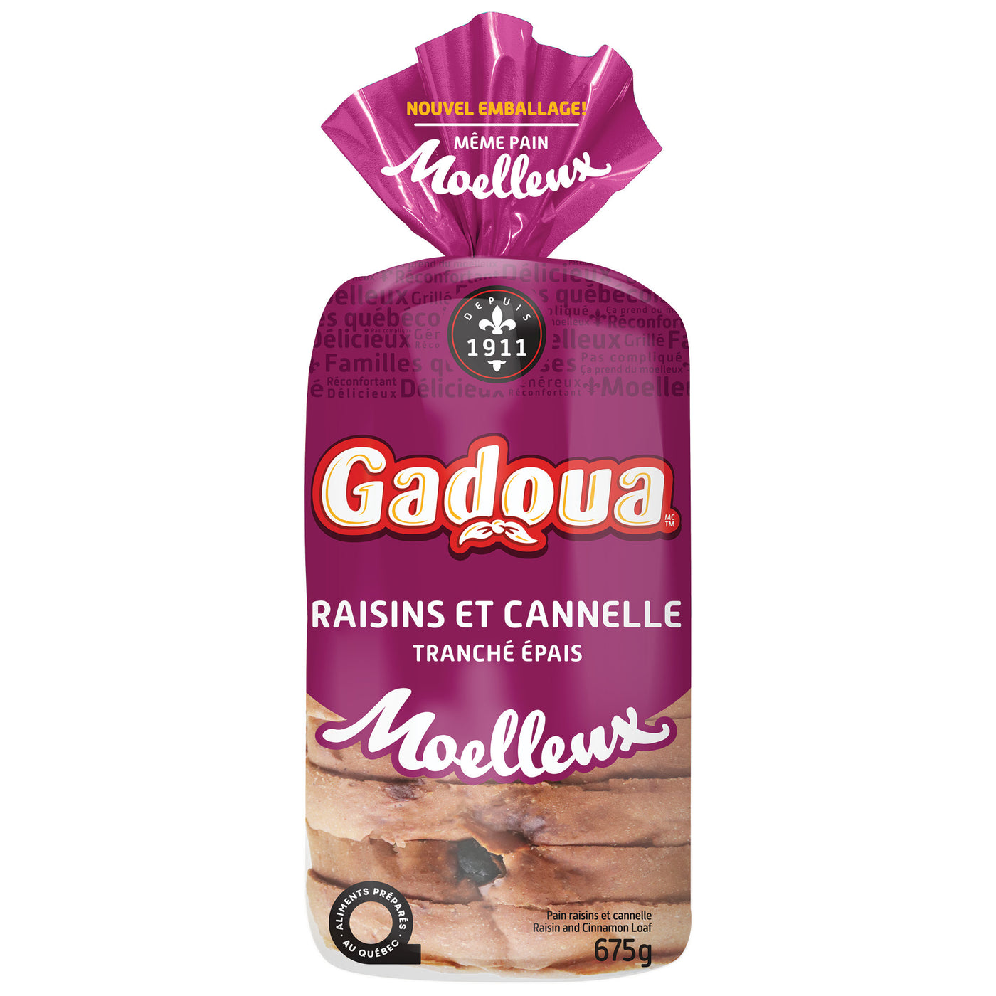 Moelleux Raisin Bread