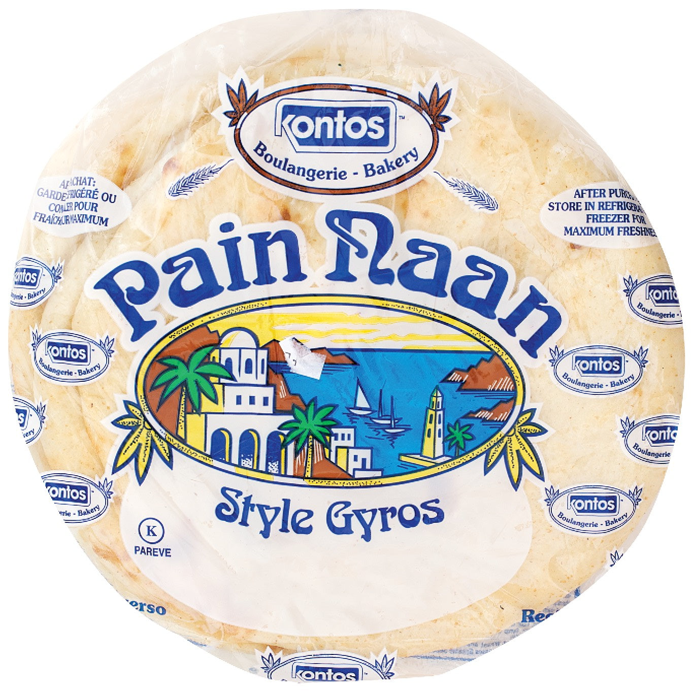 Naan Style Gyros Bread