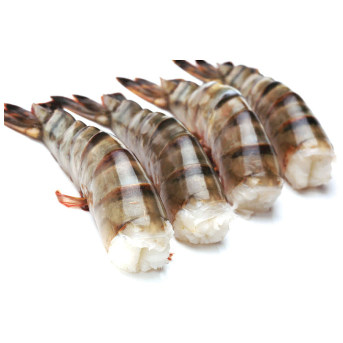 Frozen Raw Black Tiger Shrimps (Easy Peel, Deveined)
