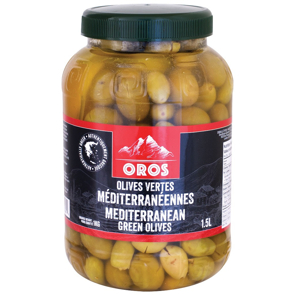 Green Mediterranean Olives