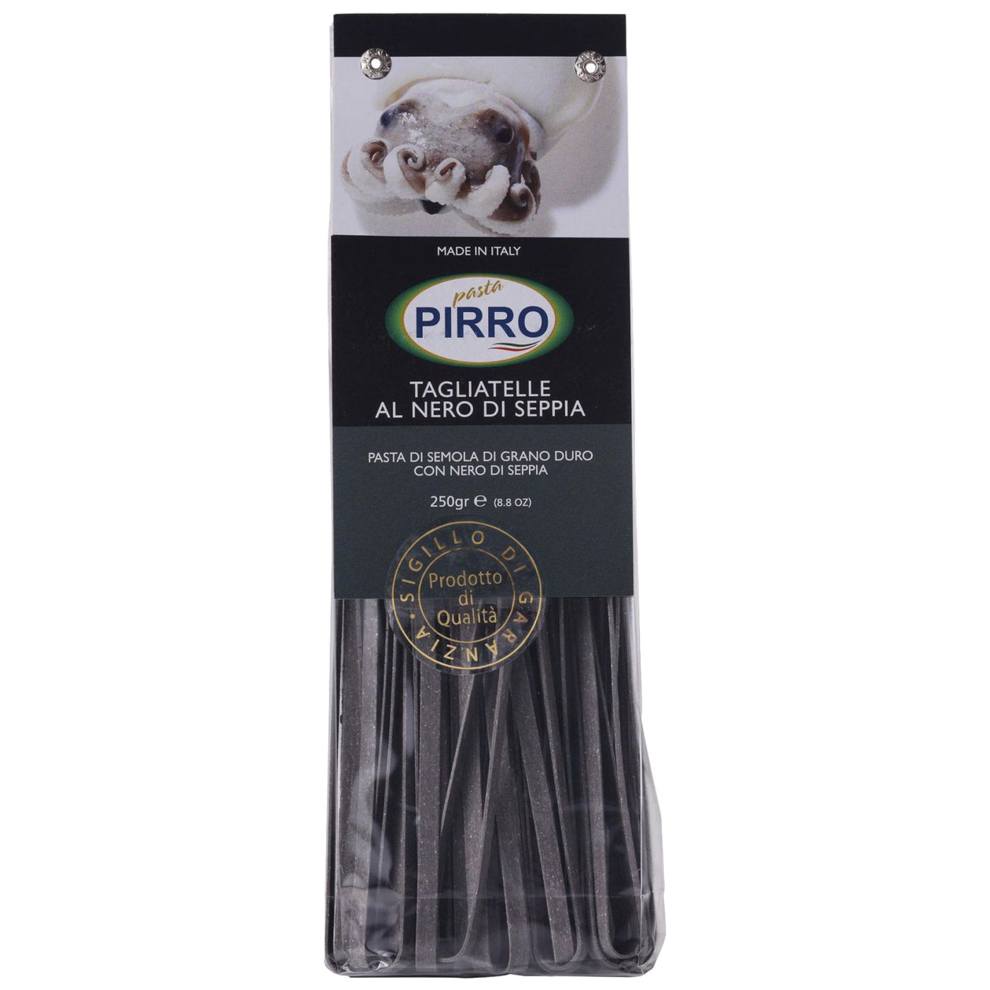 Durum Wheat Semolina Pasta With Squid Ink