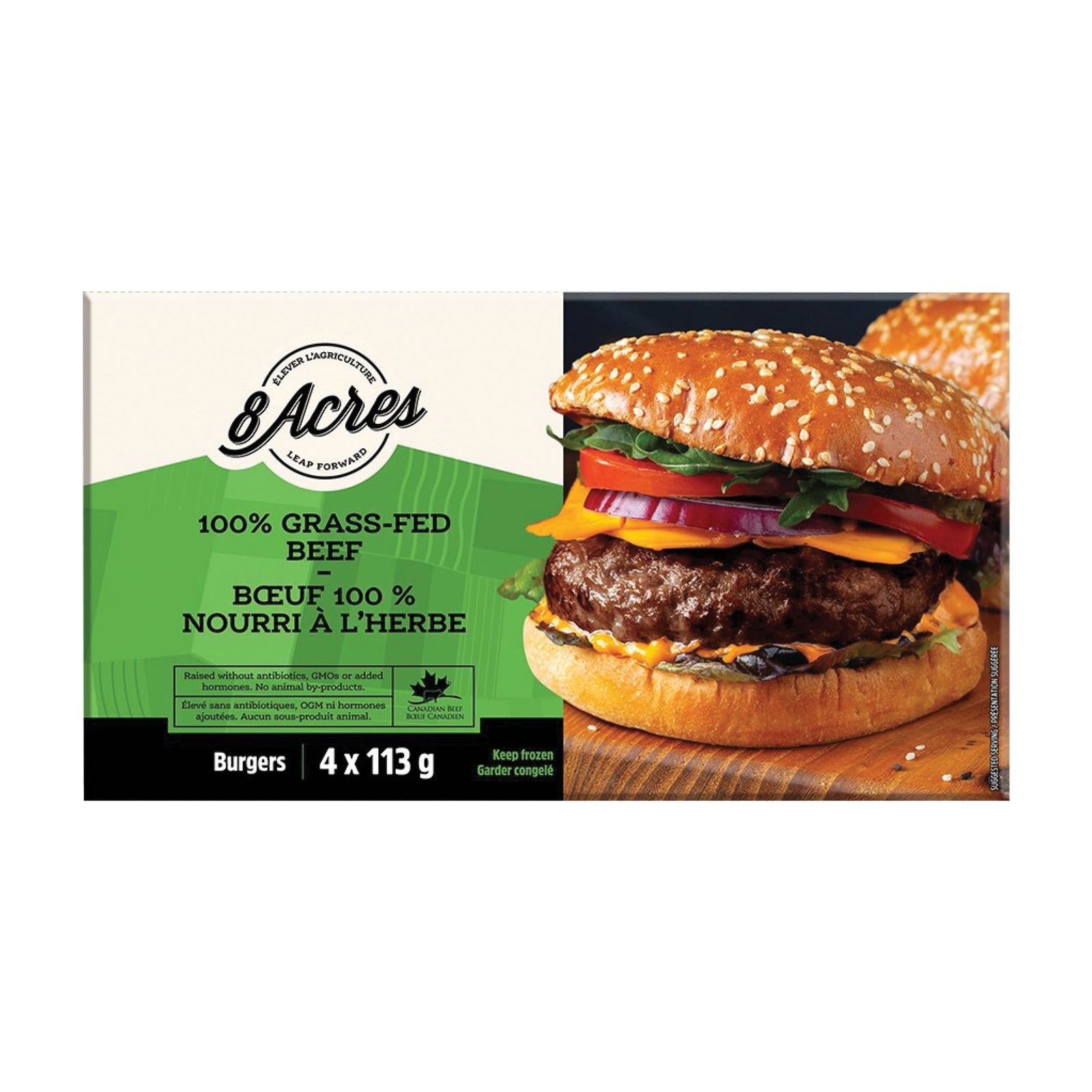 100% Grass-Fed Beef Burgers
