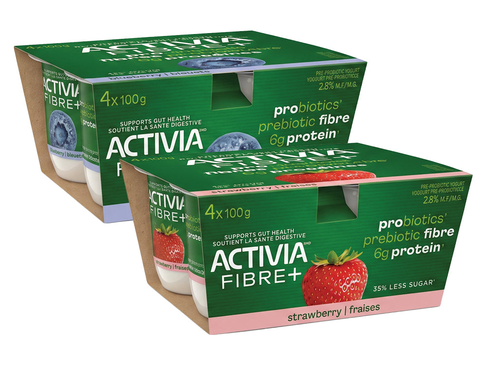 Activia Fibre+ Yogourts
