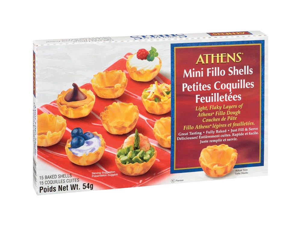 Mini Fillo Shells