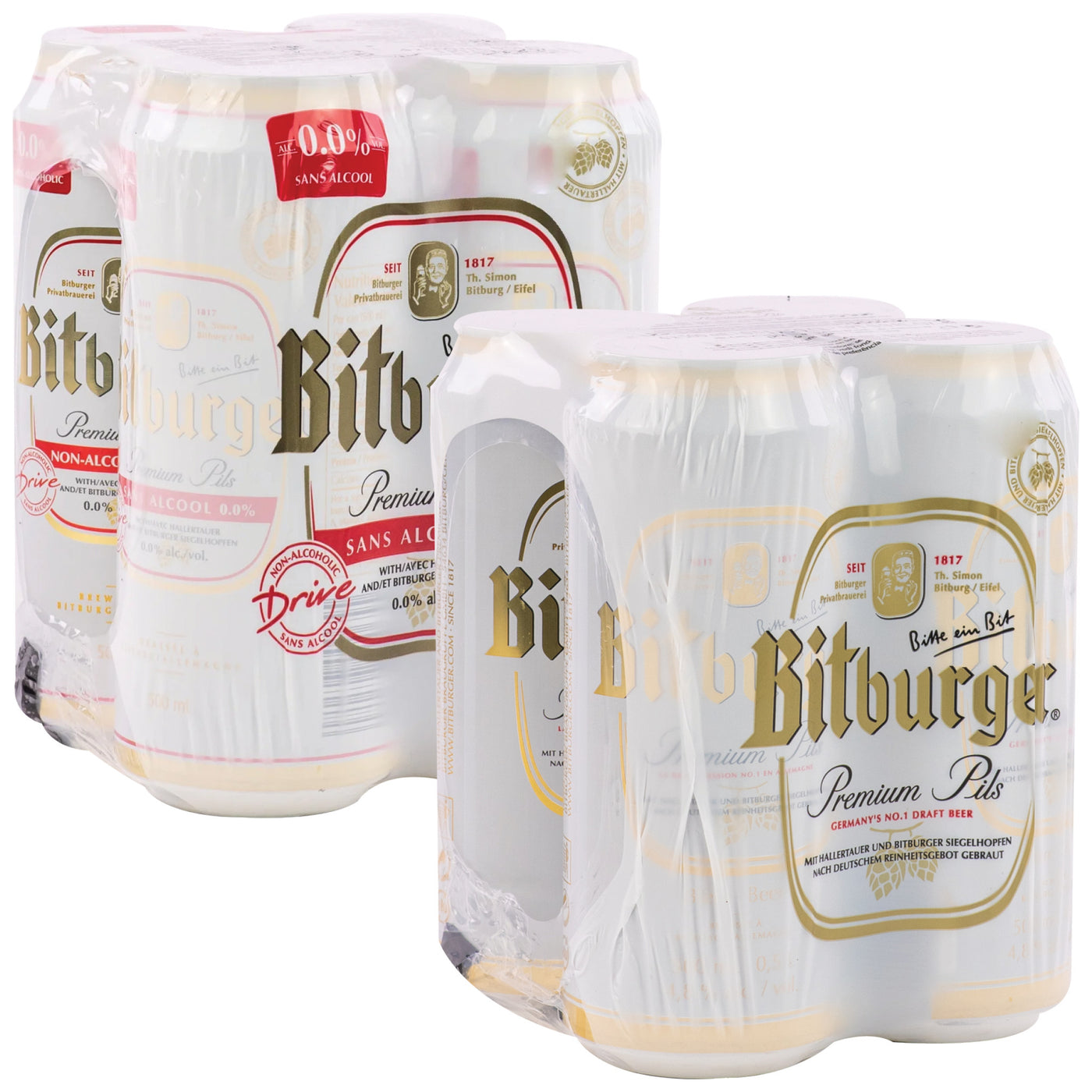 Supermarché PA / Bitburger Beers 4x500ml
