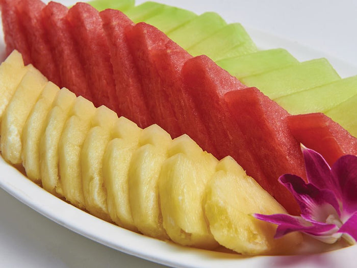 Sliced fruits