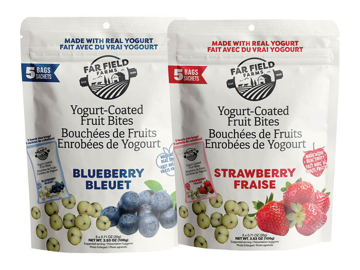 Yogurt Coated Fruit Bites