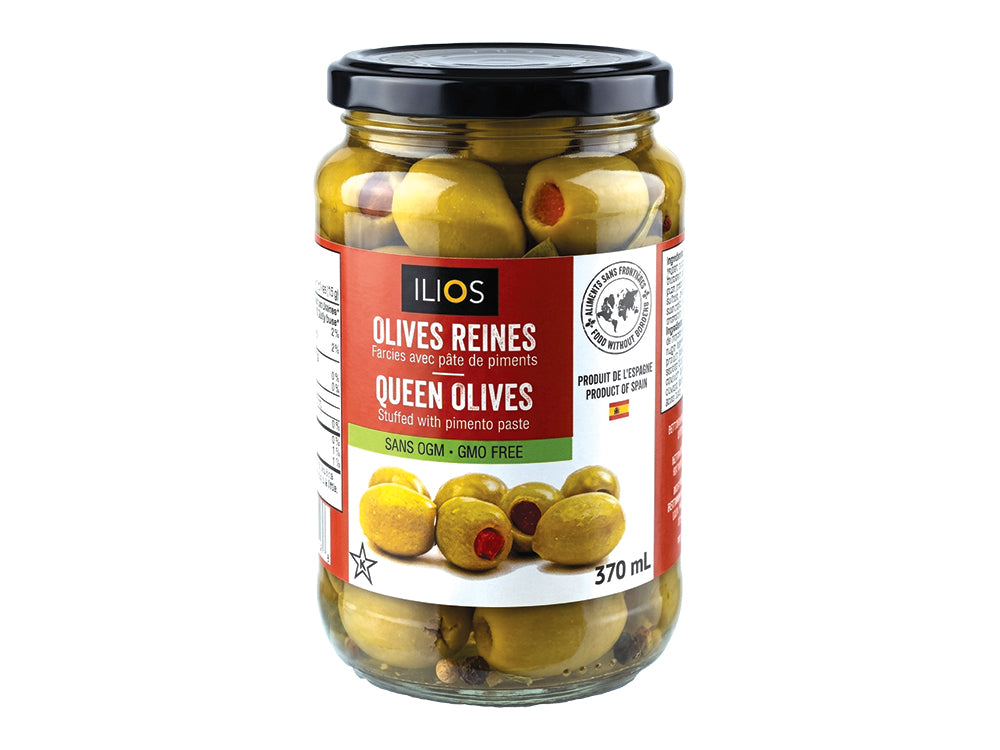 Queen Olives (Stuffed With Pimento Paste)