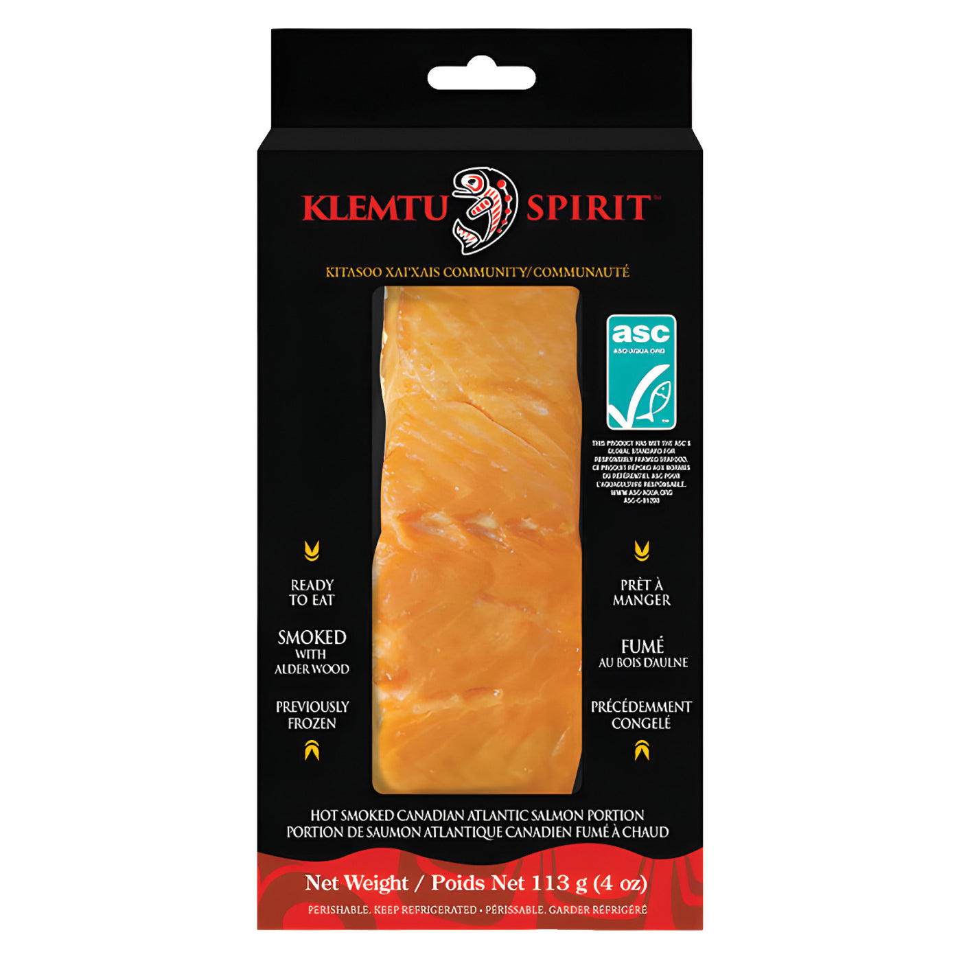 Hot Smoked Atlantic Salmon Portion