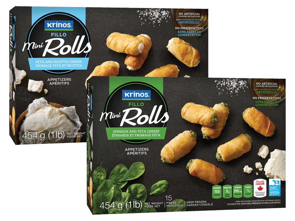 Mini Fillo Rolls