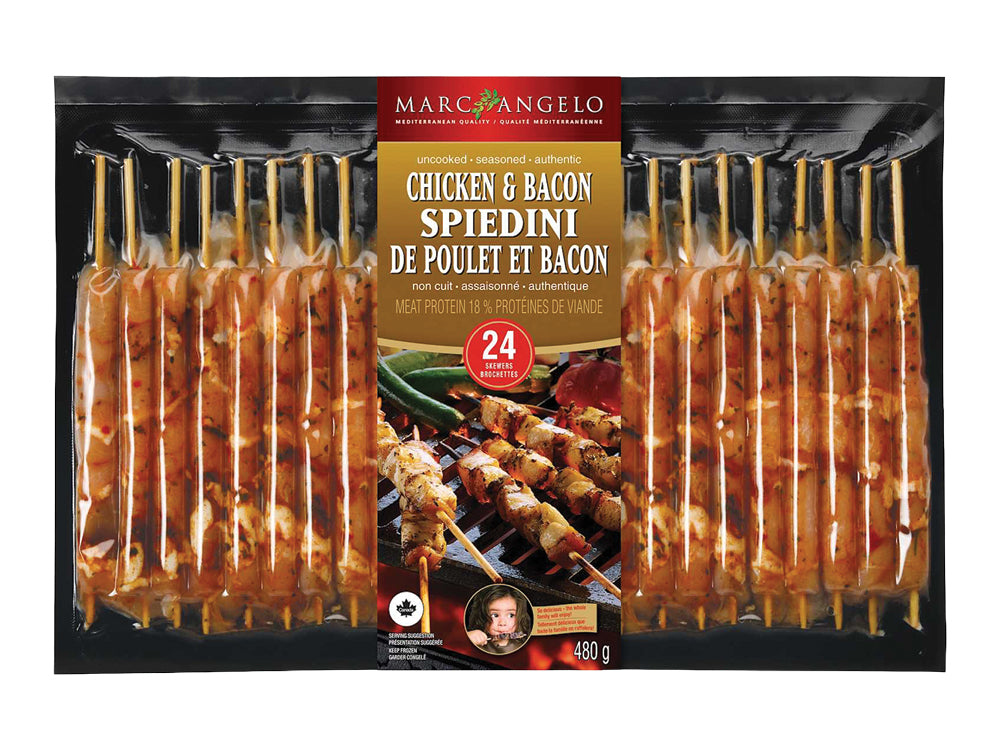 Chicken & Bacon Spiedini