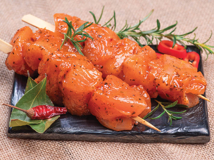 Fresh Marinated Chicken Brochettes