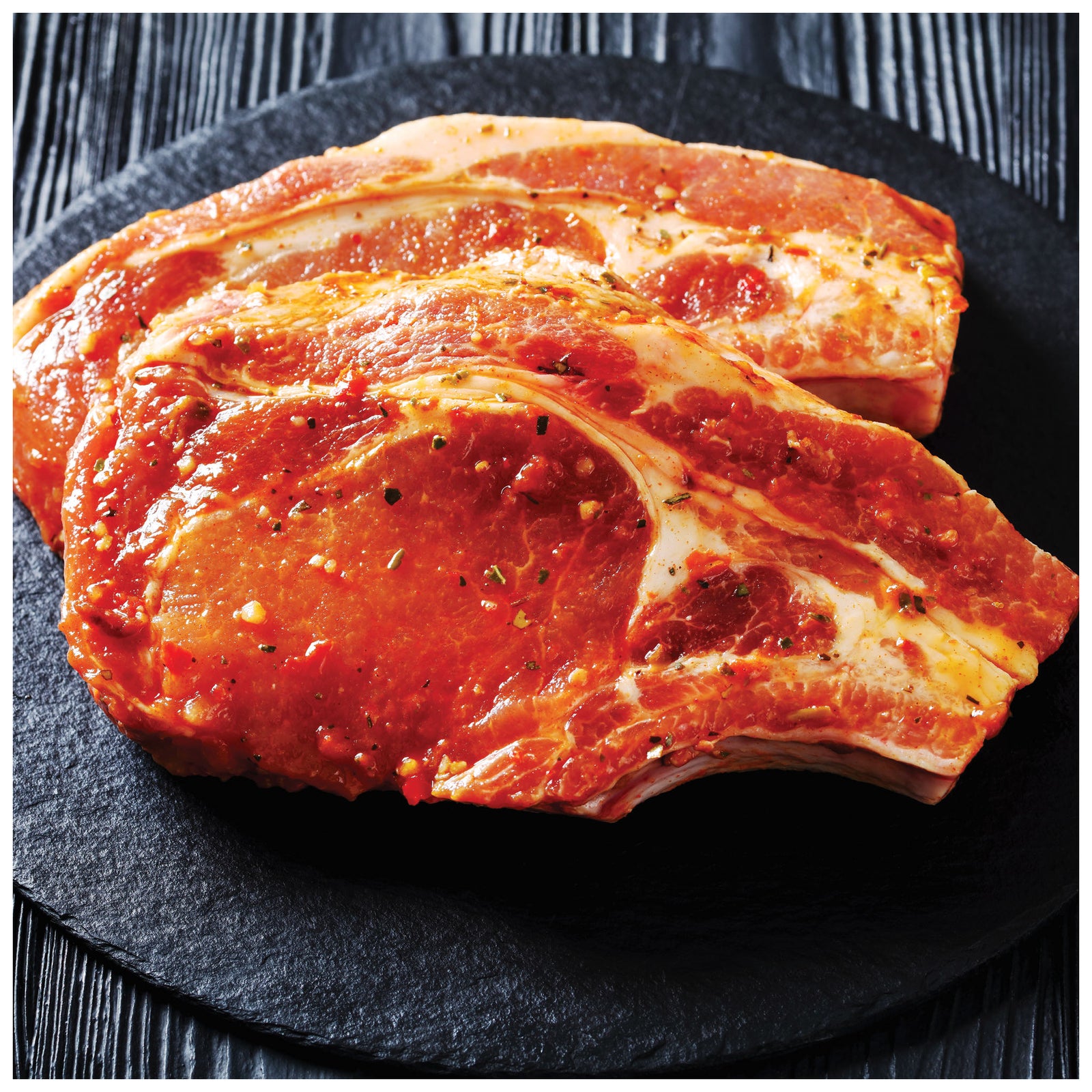 Fresh Bone-in Marinated Pork Chops