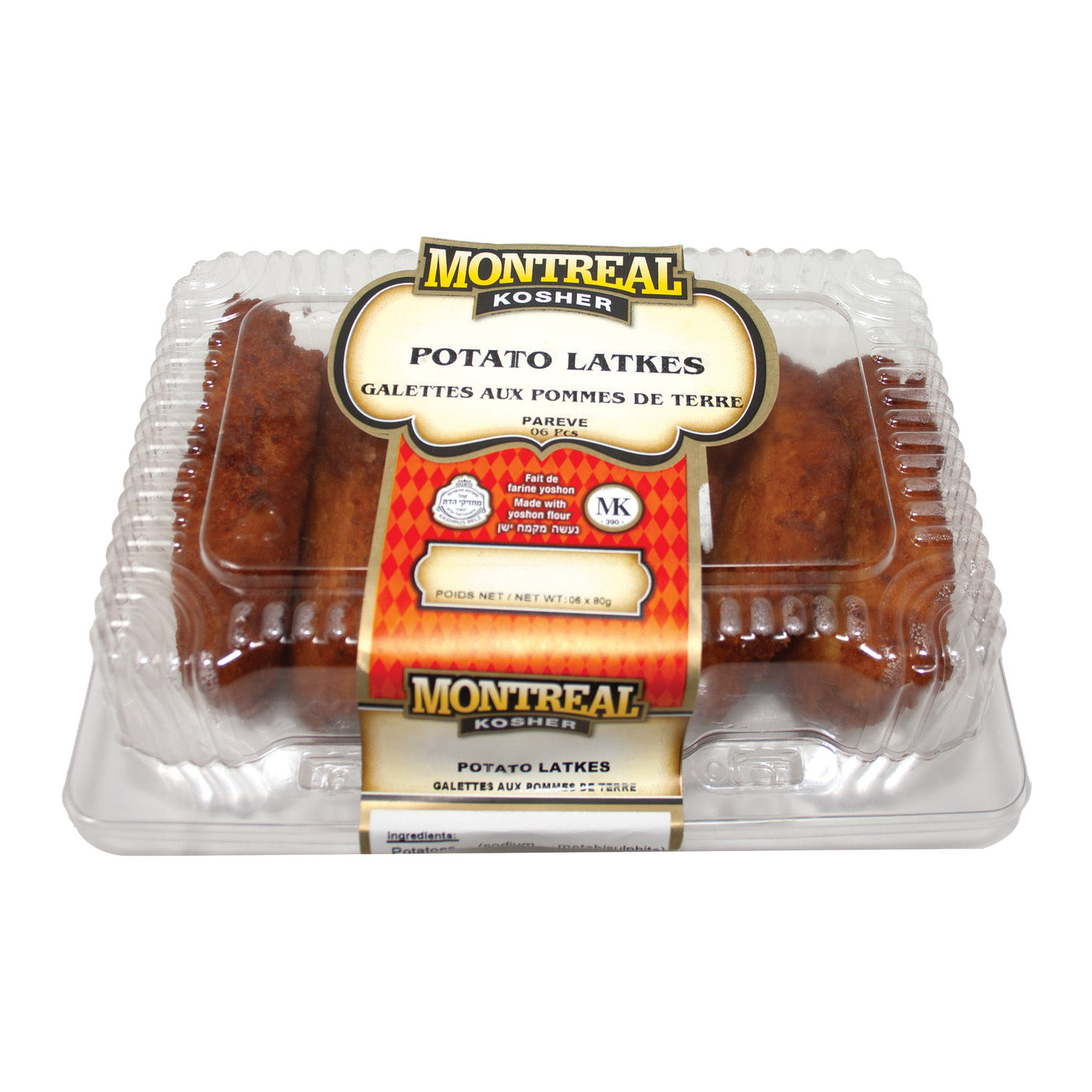 Supermarché PA / Montreal Kosher Potato Latkes 6x80g
