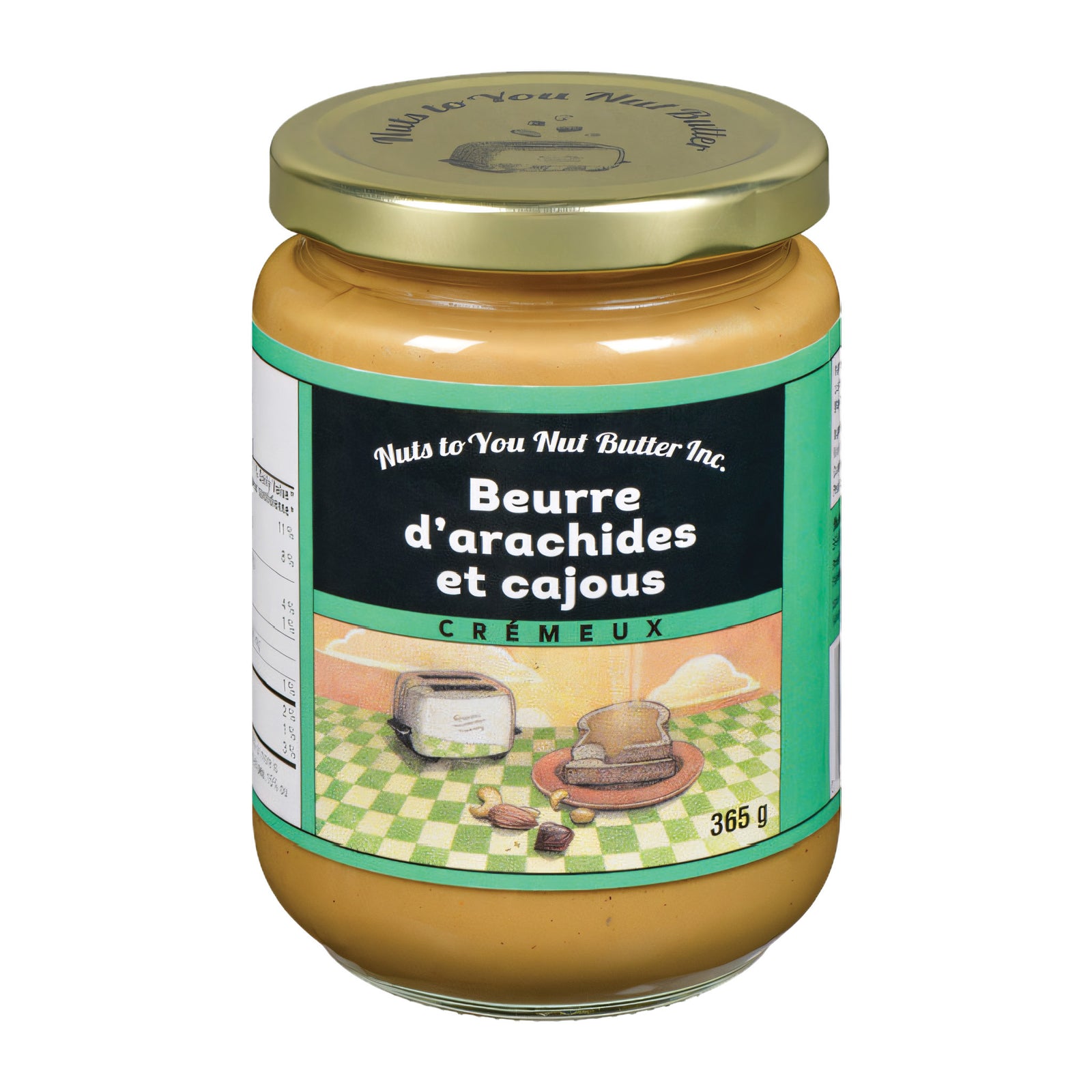 Creamy Cashew Peanut Butter