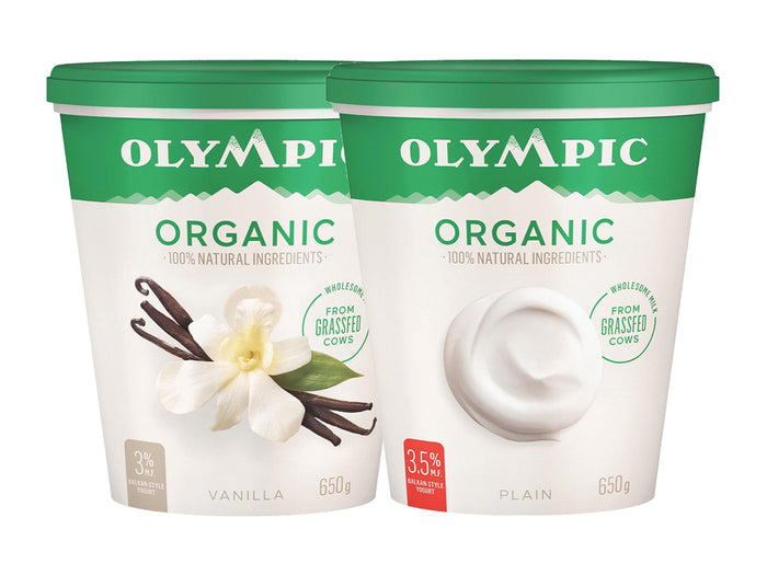 Organic Yogurts