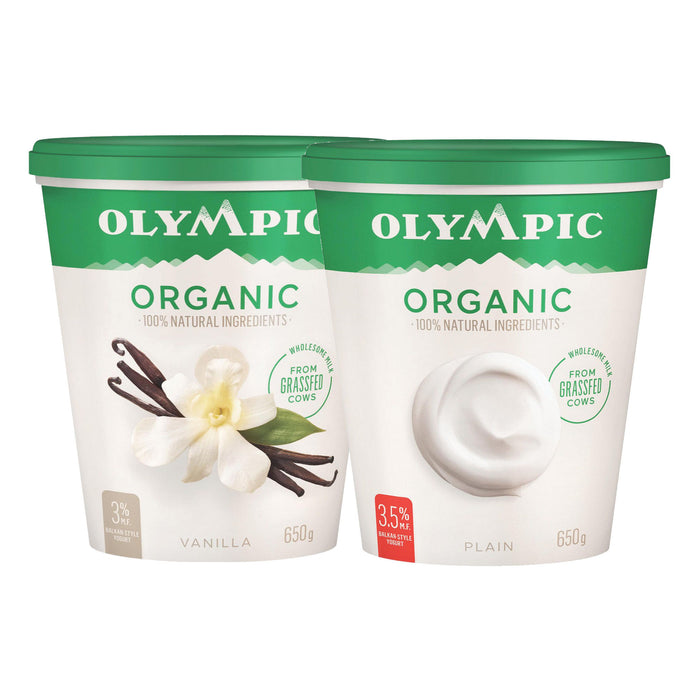 Organic Yogurts