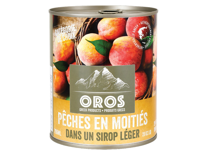 Canned Peaches in Light Syrup