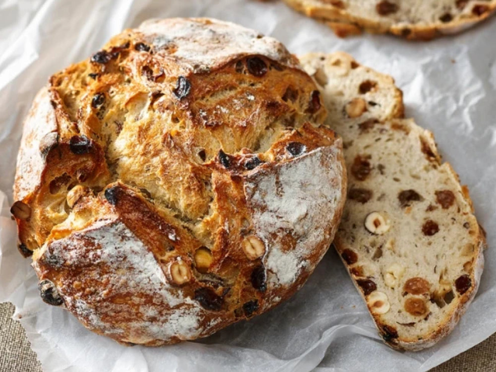 Raisin, Honey and Hazelnut Sourdough Bread