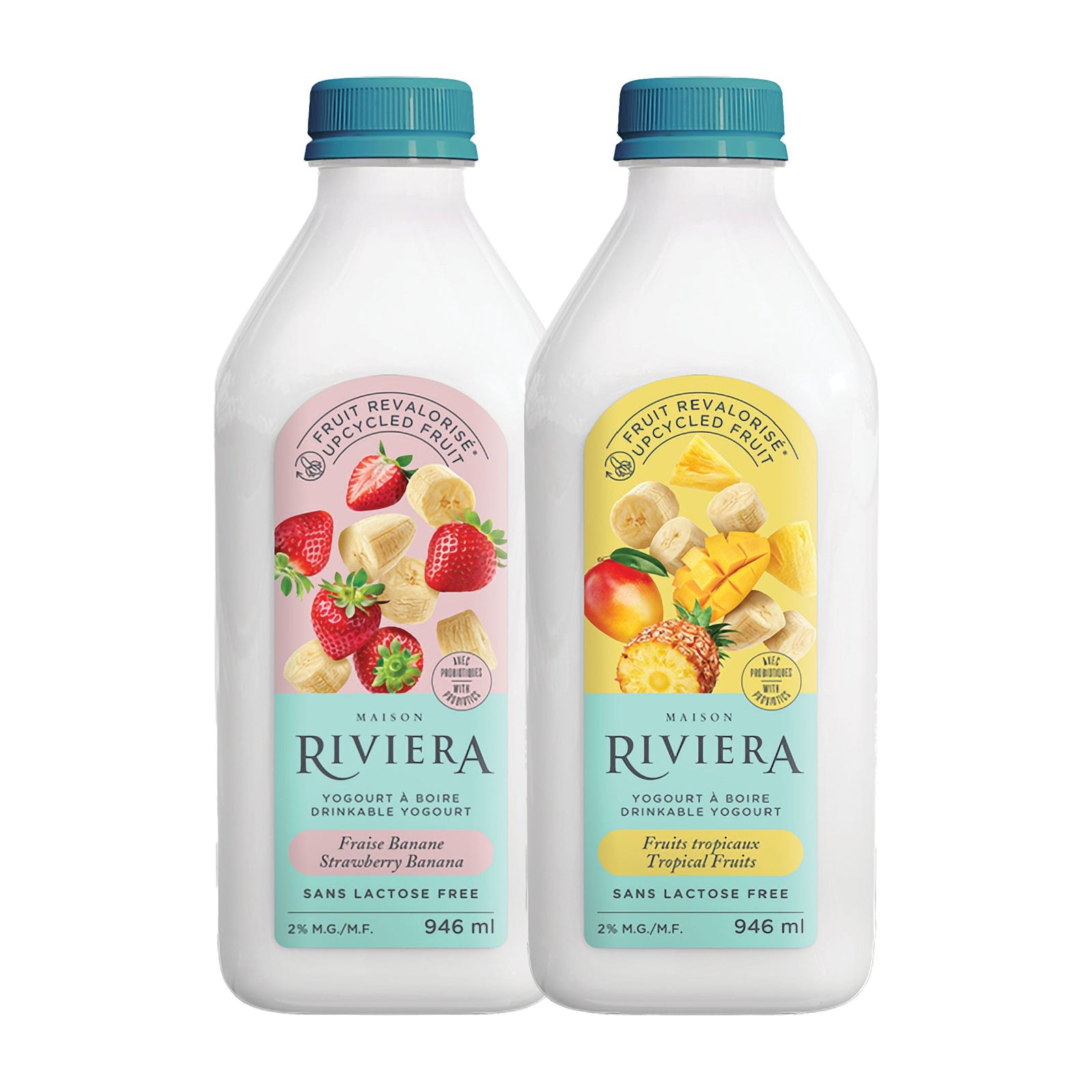 Drinkable Yogurt With Upcycled Fruit