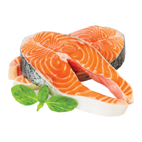 Supermarché PA / darnes de saumon frais de l'atlantique