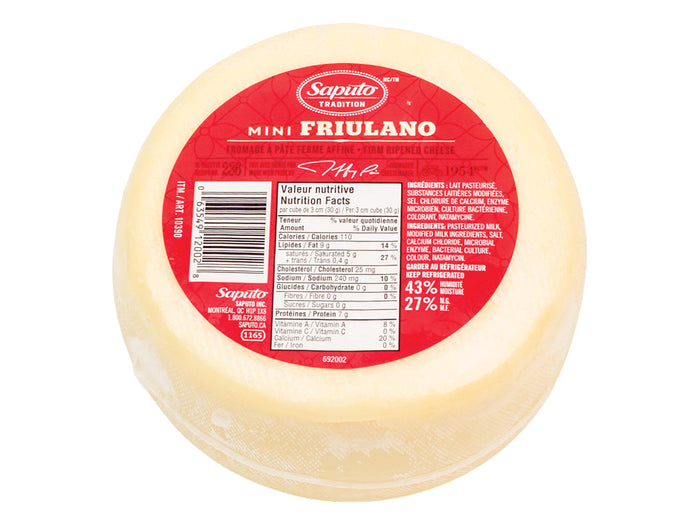 Mini Friulano Cheese