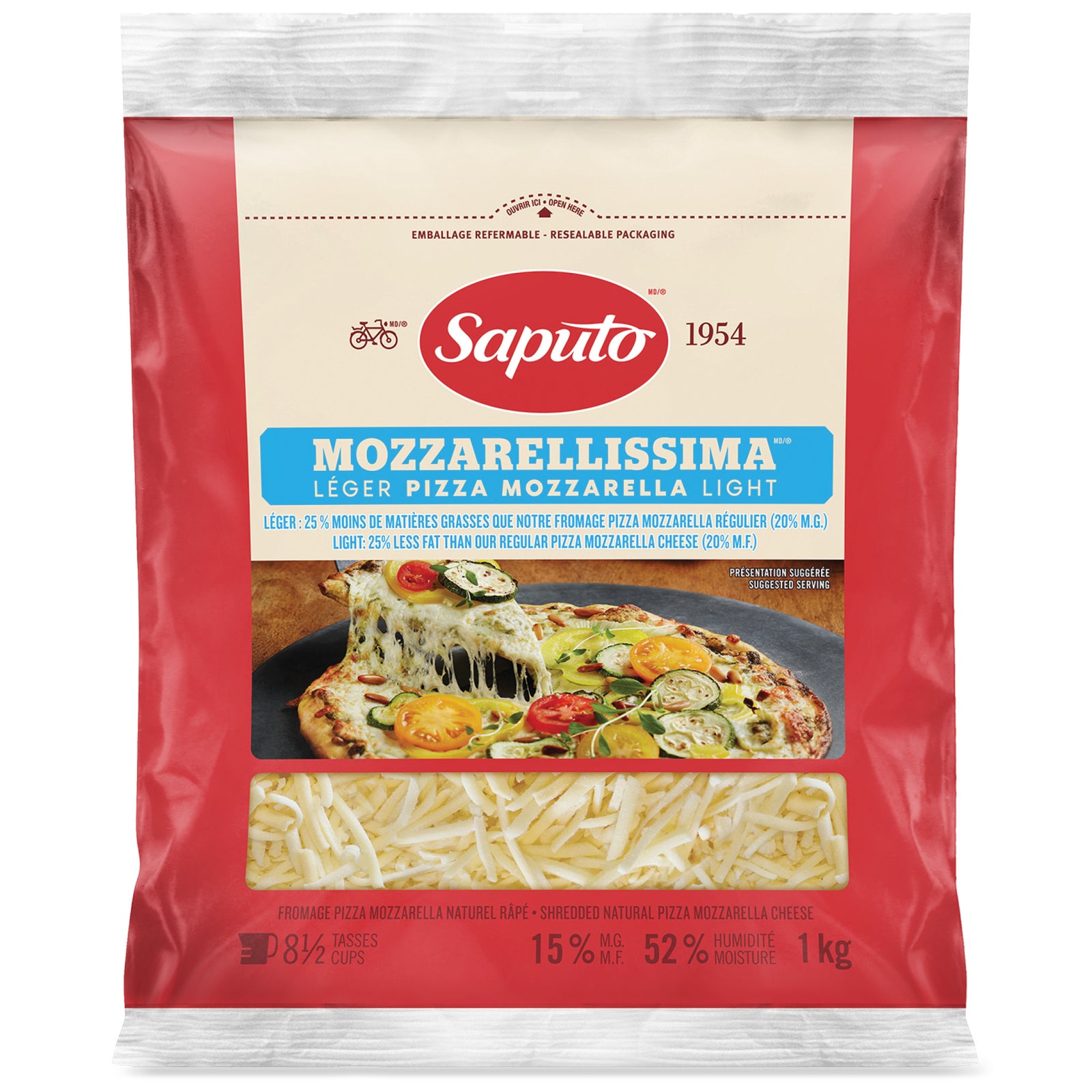 Grated Mozzarellissima Cheese