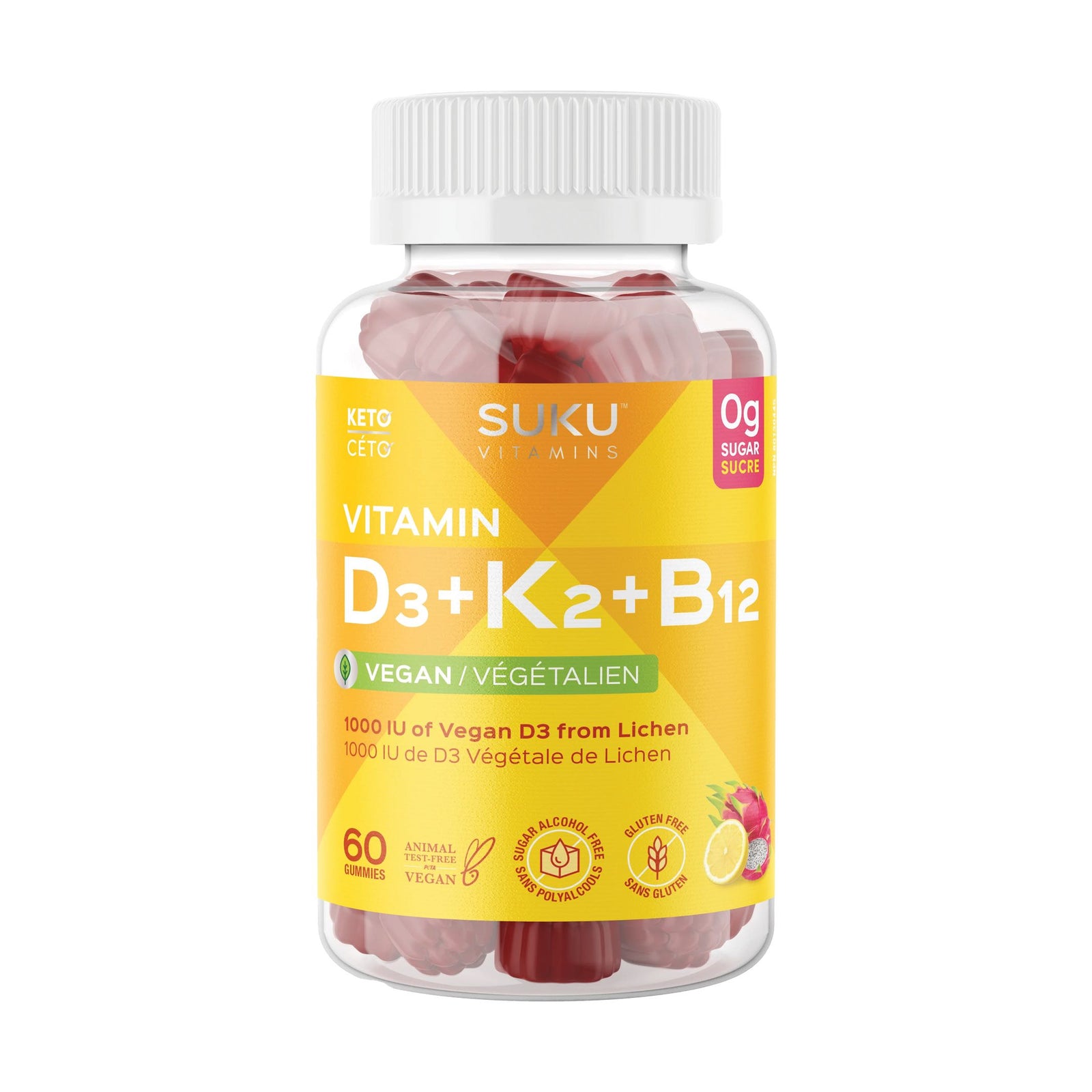 Vitamin D3+K2+B12