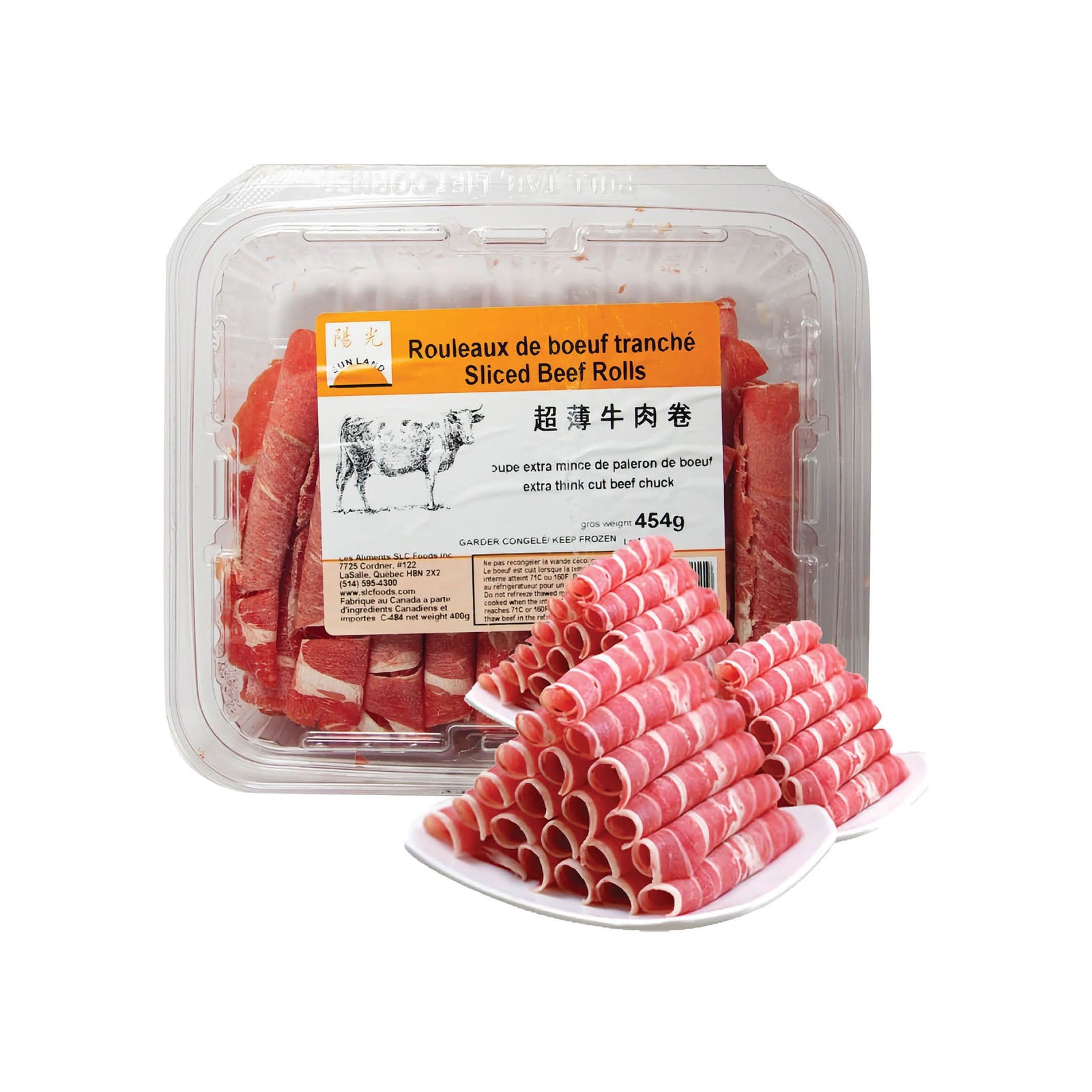 Sliced Beef Rolls