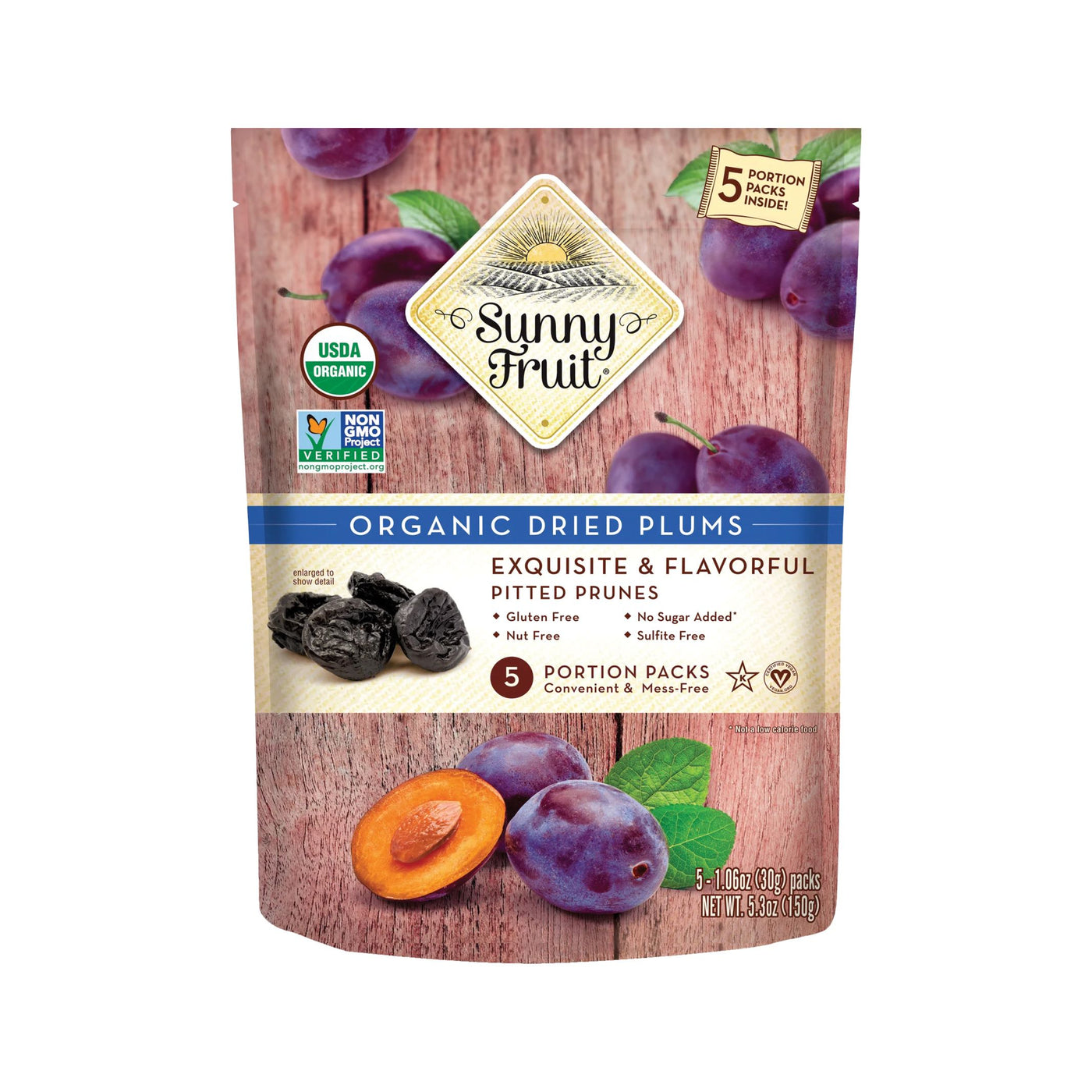 Organic Dried Plums