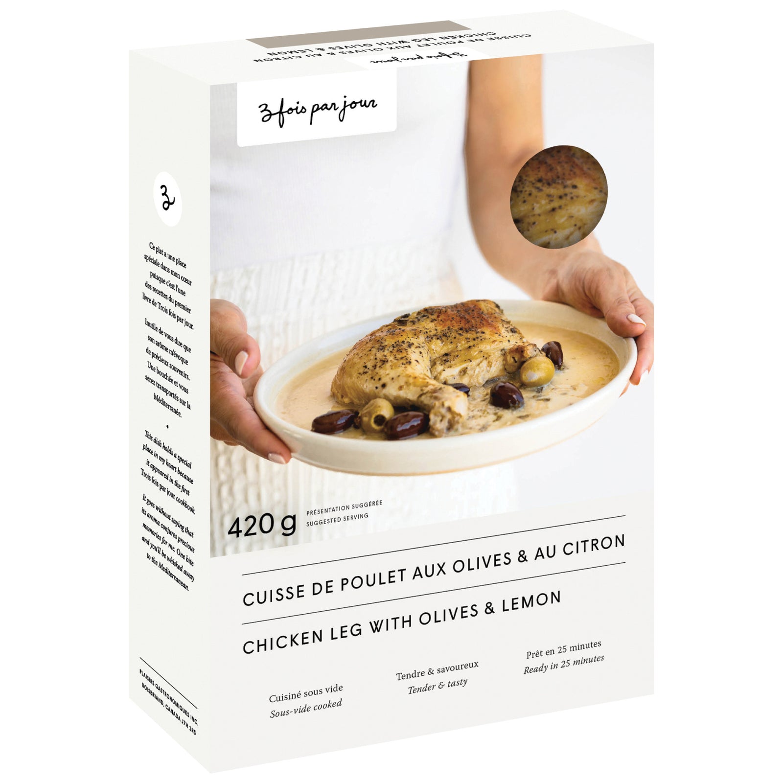 Chicken Leg With Olives & Lemon