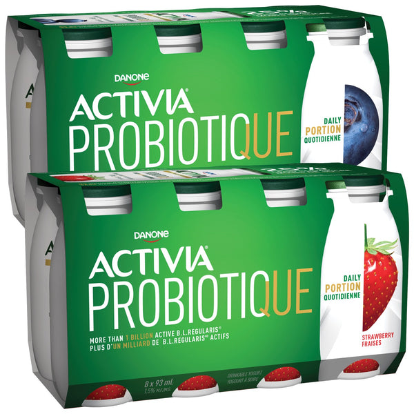 Supermarché PA / Danone Activia Probiotic Drinkable Yogurt 8x93ml