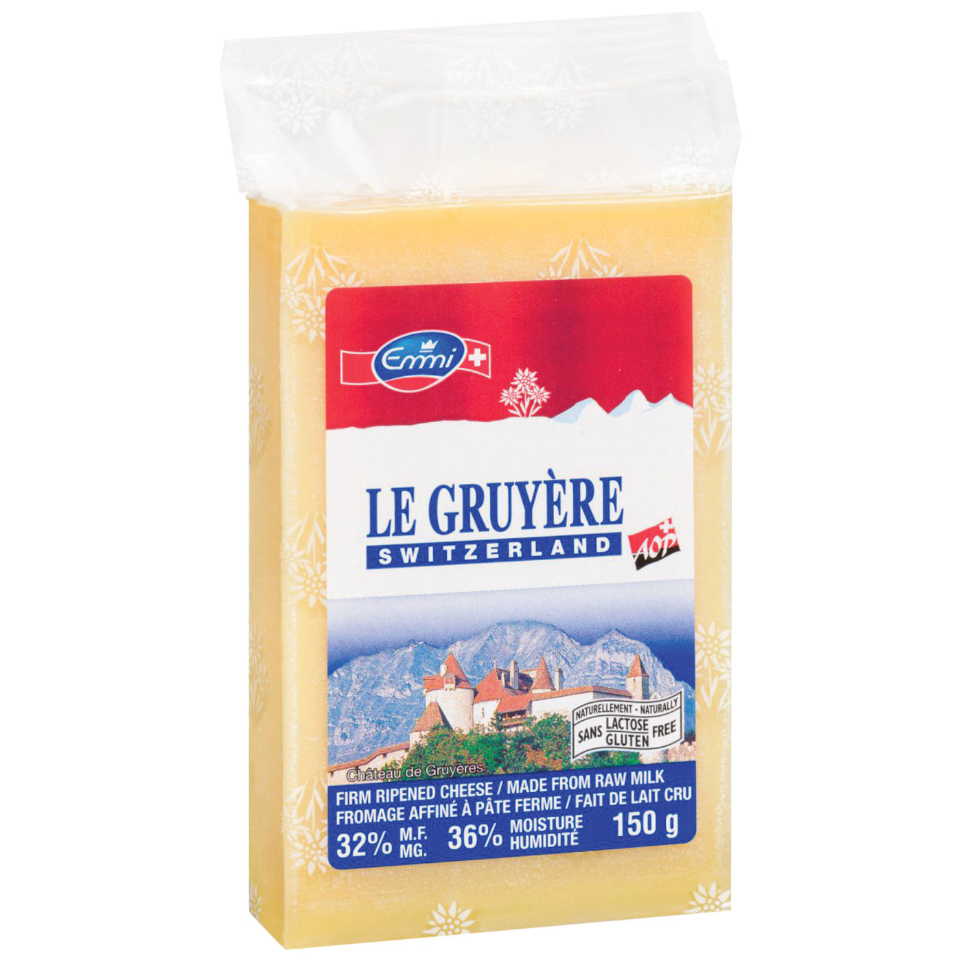 Supermarché PA / fromage gruyère suisse sans lactose Emmi 150g
