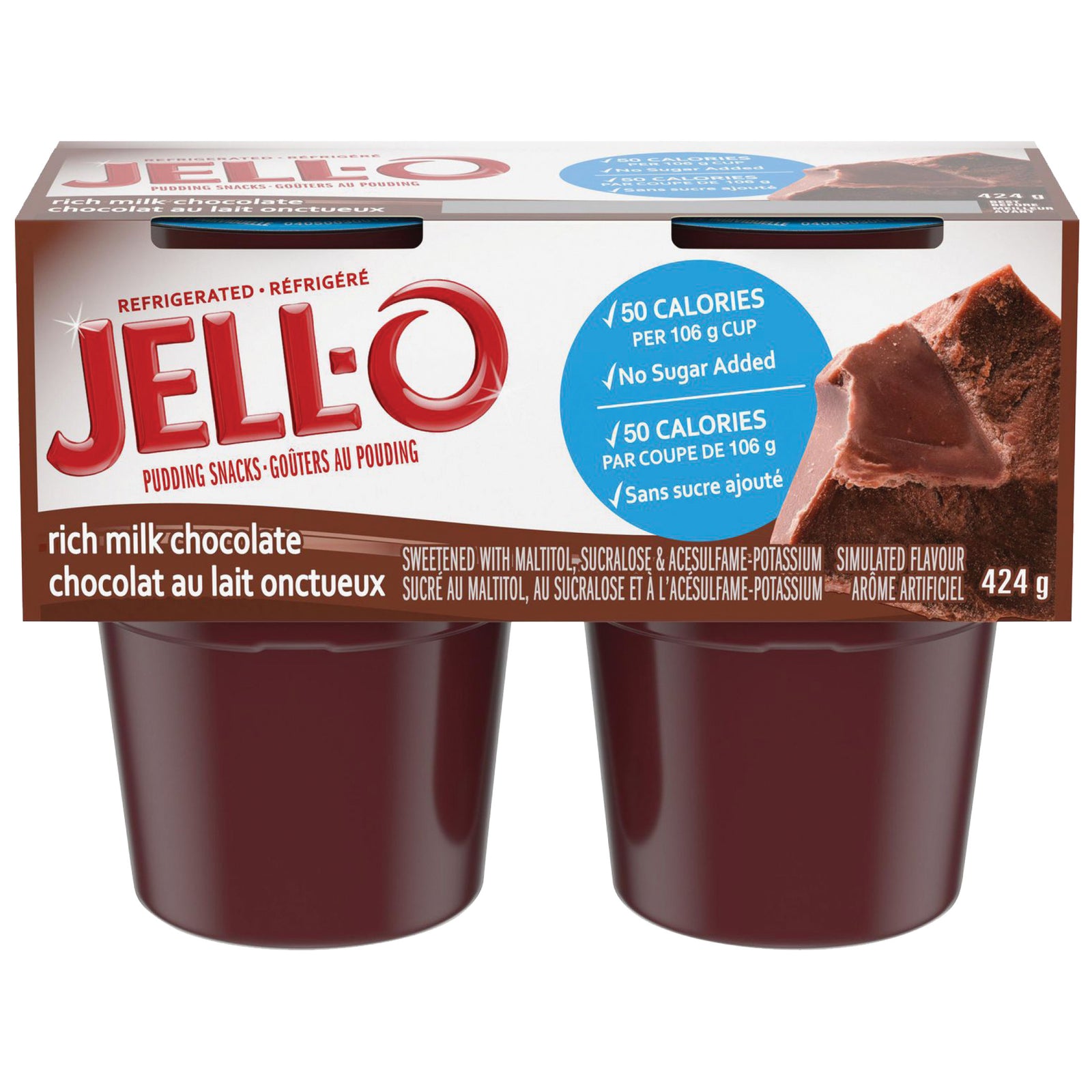 Rich Milk Chocolate Pudding Snack