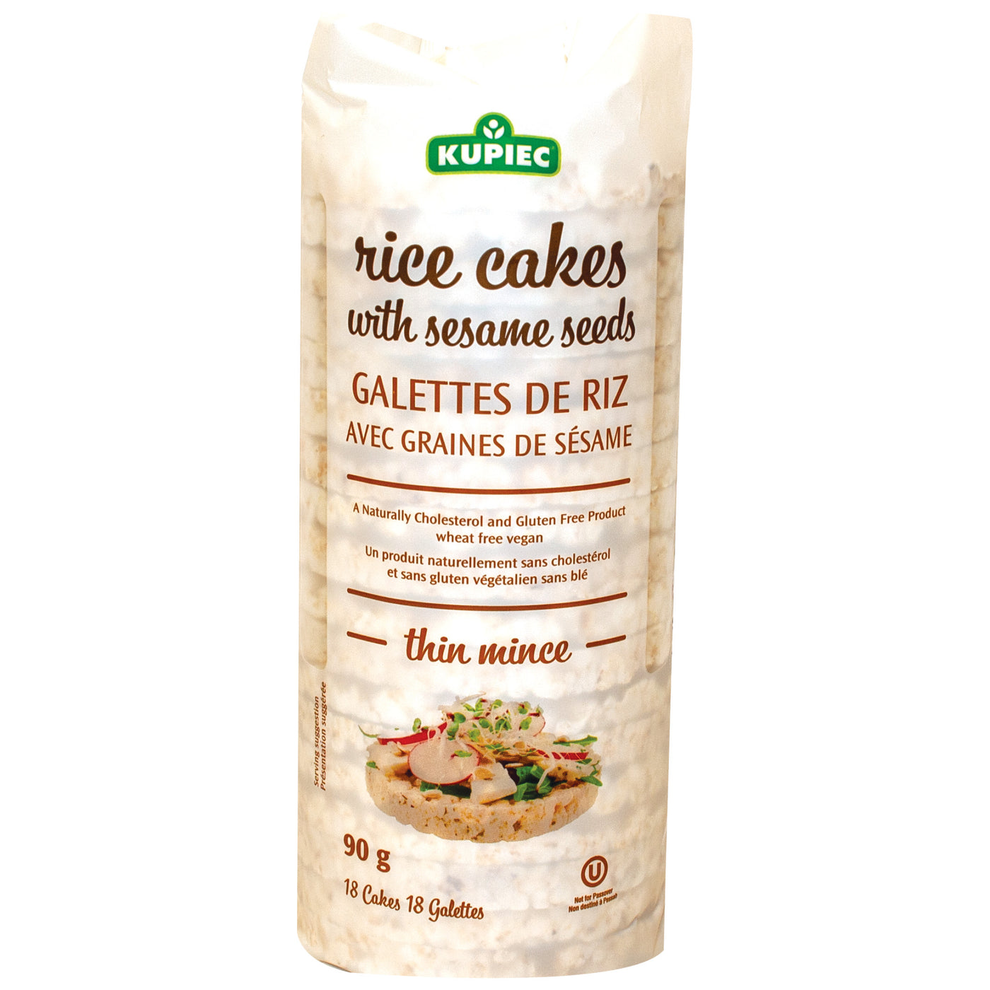 Rice Cakes With Sesame Seeds