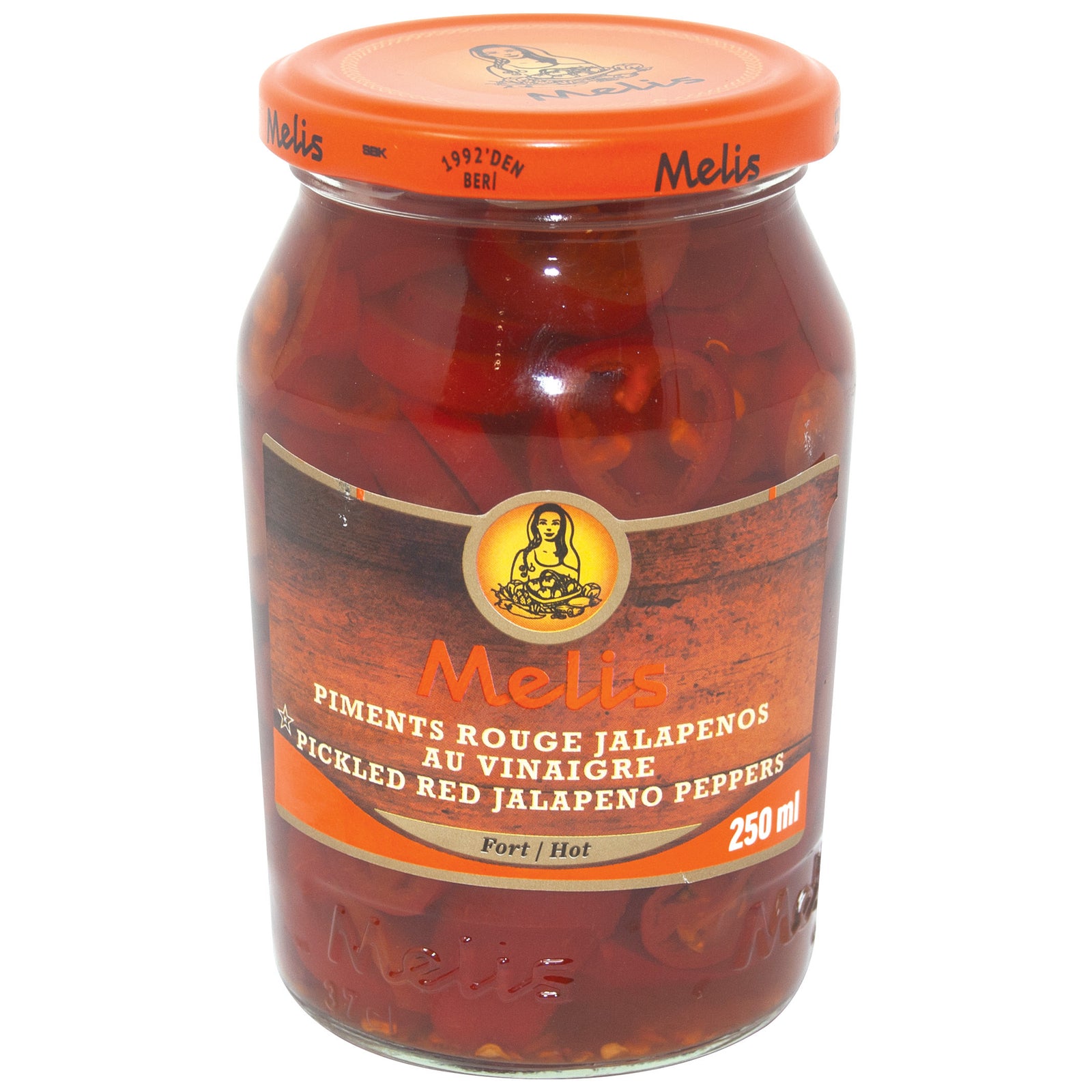 Pickled Red Jalapeno Peppers