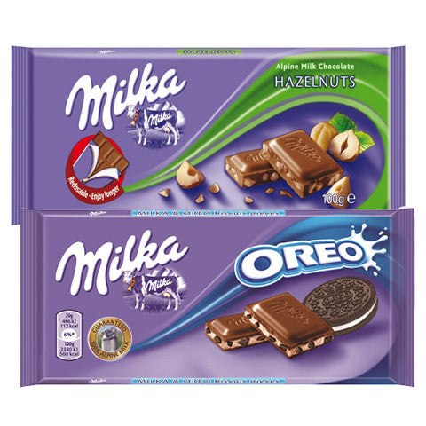 Supermarché PA / Milka Chocolates 100g