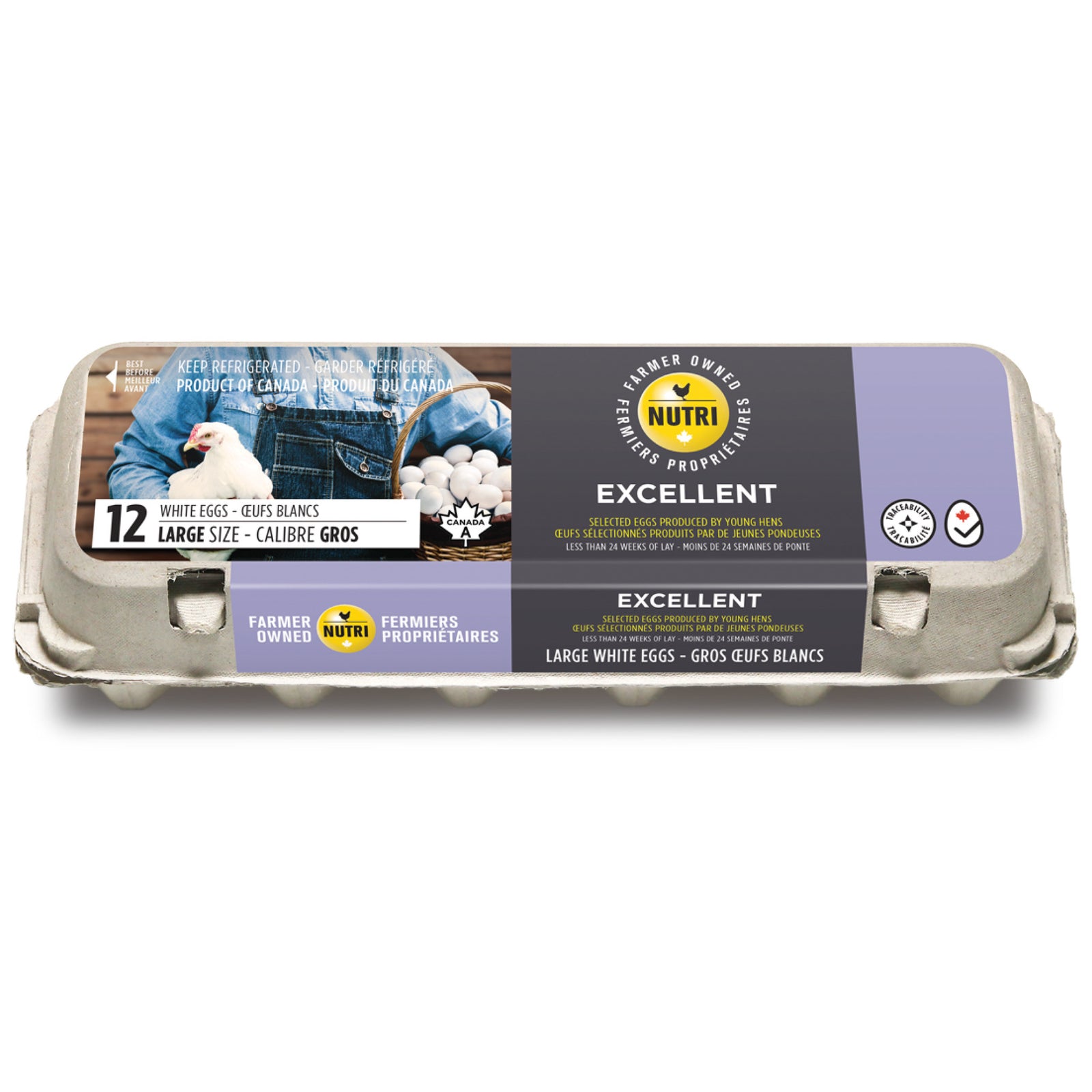 Excellent Large White Eggs