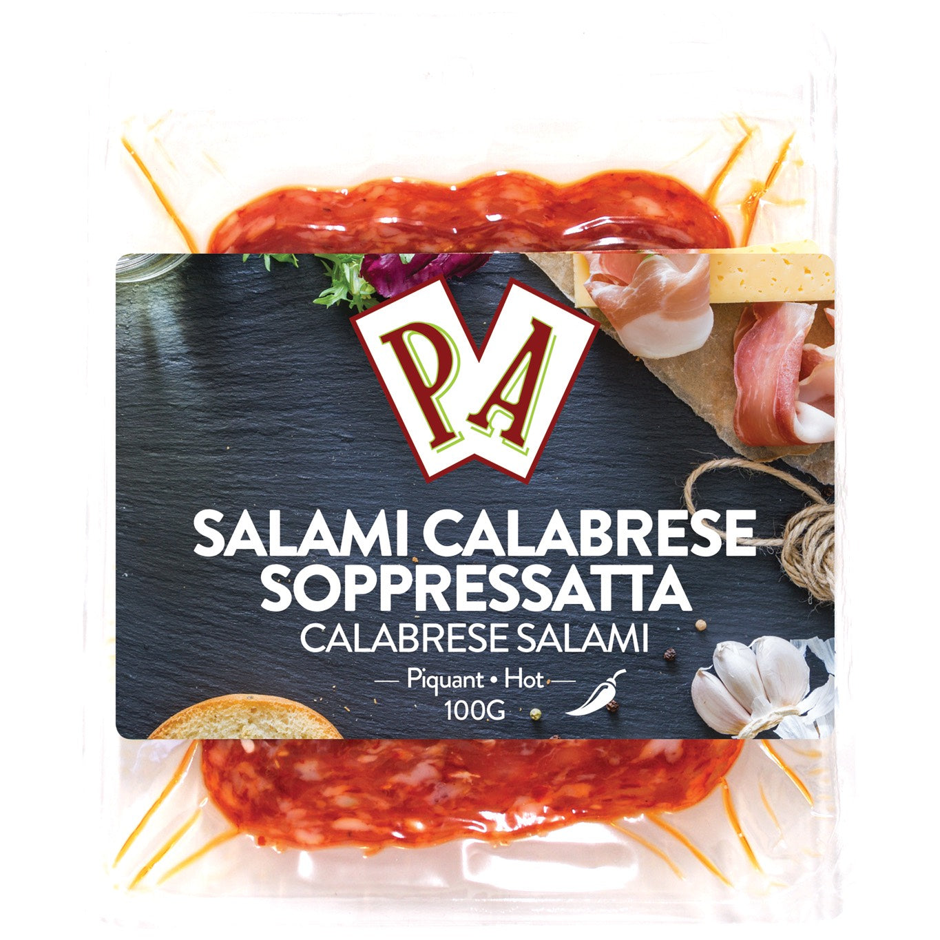 Supermarché PA / PA Hot Soppressata Calabrese Salami 100g