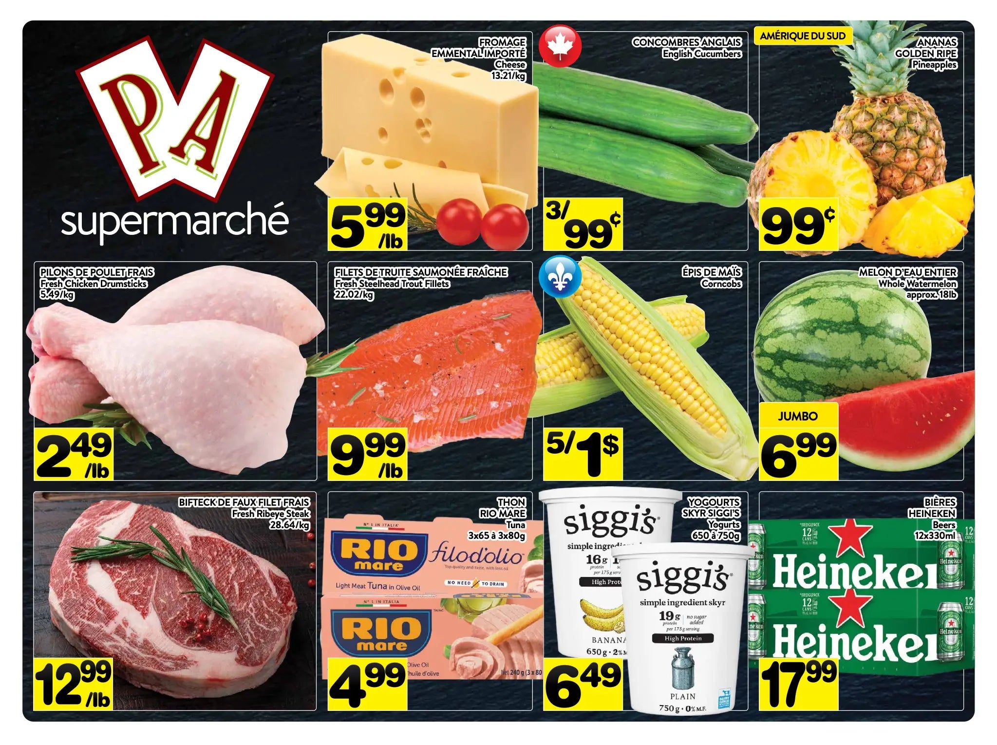 Supermarché PA Circulaire Flyer Page 1