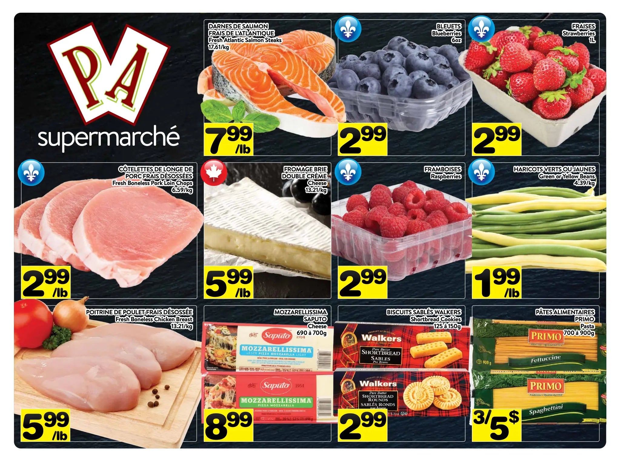 Supermarché PA Circulaire Flyer Page 1