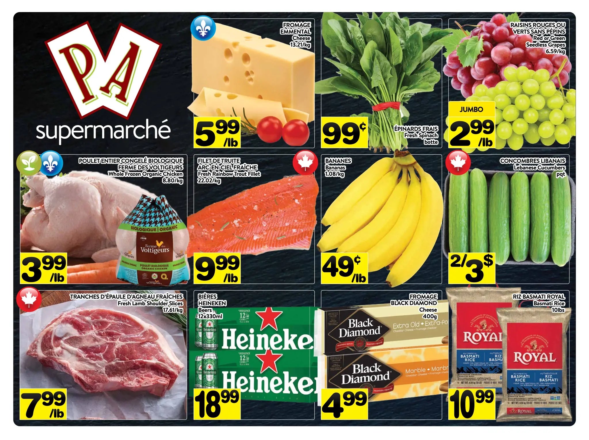 Supermarché PA Circulaire Flyer Page 1