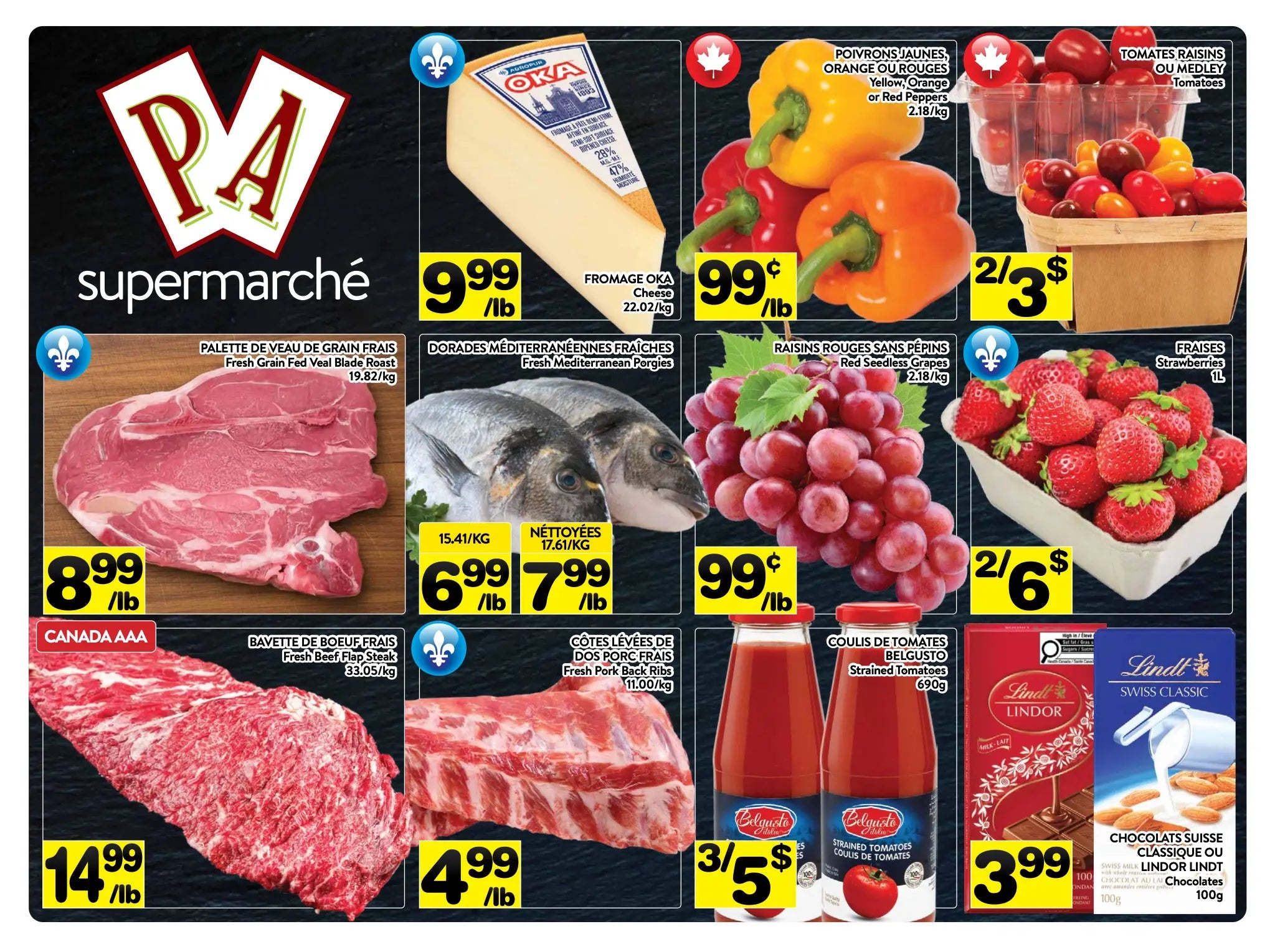 Supermarché PA Circulaire Flyer Page 1