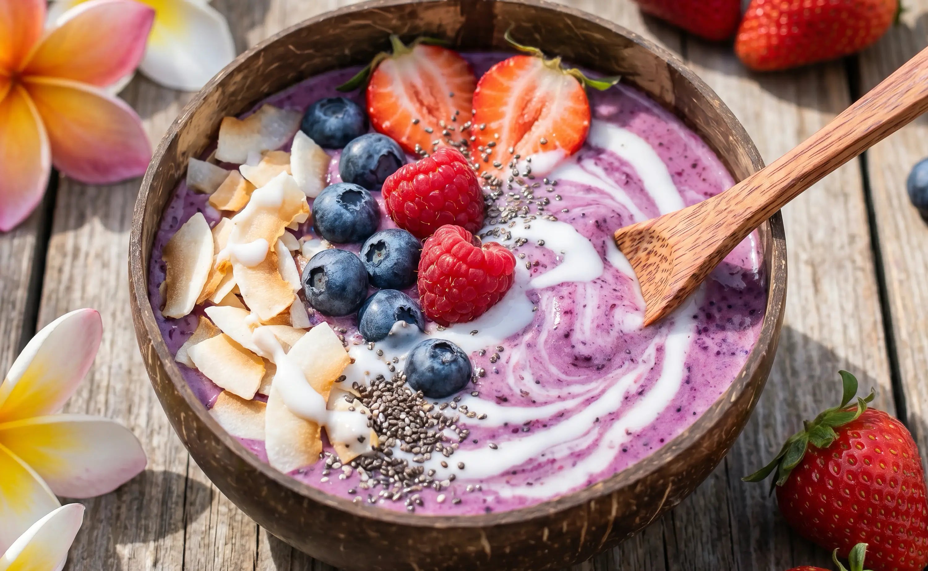 Berry Coconut Smoothie Bowl