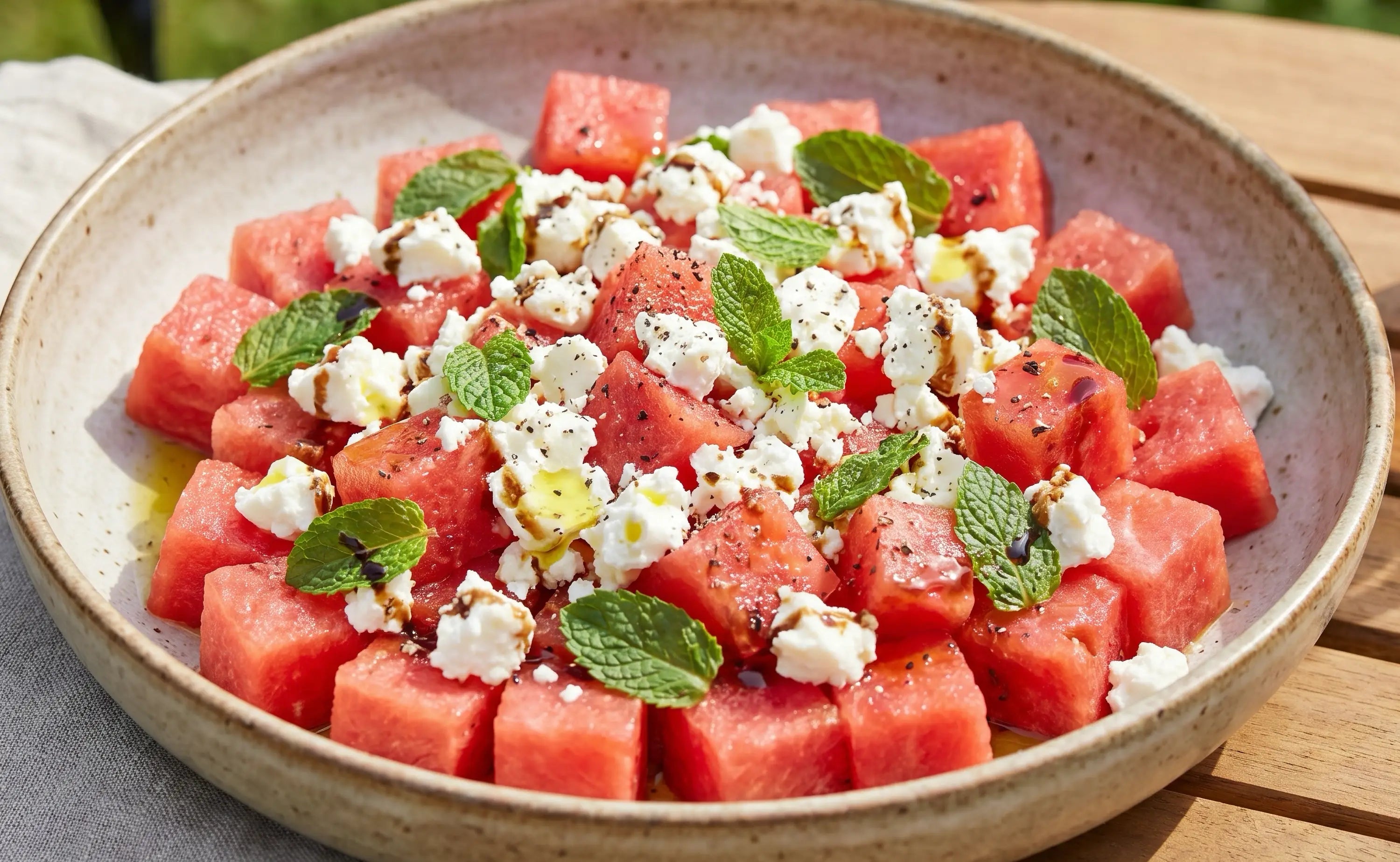 Watermelon Feta Cheese Salad